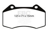 EBC Racing 07-08 Chevrolet Cobalt SS 2.0L Supercharged) RP-X Front Brake Pads - DP81539RPX