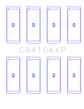King Engine Bearings Audi/VW 83-03 1.6L/1.8L/2.0L (Size +0.5) Performance Rod Bearing Set - CR4104XP0.5