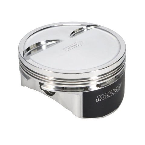 Manley Small Block Chevy LS Series 4.065in Bore - 1.065in CD - -10 cc Dish Platinum Series Pistons - 596565C-8