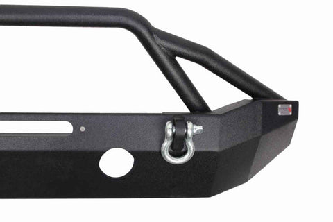Fishbone Offroad 07-18 Jeep Wrangler JK Full Width Front Winch Bumper - Black Powdercoat - FB22068