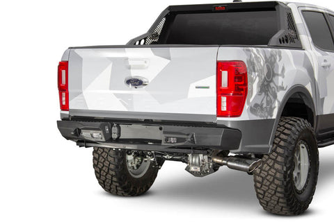 Addictive Desert Designs 2019 Ford Ranger Stealth Fighter Rear Bumper w/ Backup Sensor Holes - R221231280103