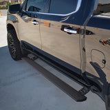 RealTruck 19-25 Chevy Silverado 1500 CC 4dr VoltStep Electric Running Board Kit - Tex. Blk - 20404887PC
