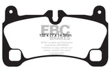 EBC 08 Porsche Cayenne 4.8 Turbo Extra Duty Rear Brake Pads - ED91836