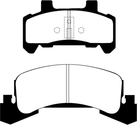 EBC 85-87 Buick Skyhawk 1.8 Turbo Greenstuff Front Brake Pads - DP21173