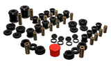 Energy Suspension 95-99 Mitsubishi Eclipse FWD/AWD Black Hyper-flex Master Bushing Set - 5.18107G