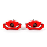 Power Stop 13-16 Dodge Dart Rear Red Calipers w/Brackets - Pair - S5424