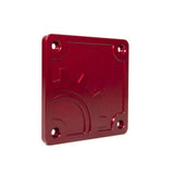 BuiltRight Industries 2020 Jeep Gladiator Bed Plug Plate Cover (Alum) - Red - 110016