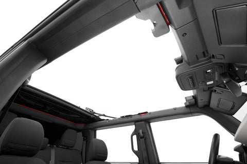 Bestop 21-26 Bronco 4-Door Skyrider For Hardtop (Premium Black Twill) - 52462-17