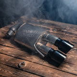 Stainless Works 18-21 Mustang GT Axleback Legend Exhaust - Black Tips - M18ABLB