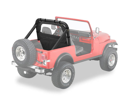 Bestop Jeep 80-83 Cj5 / 80-86 Cj7 / 87-95 Wrangler YJ Windjammer (Black Crush) - 80028-01
