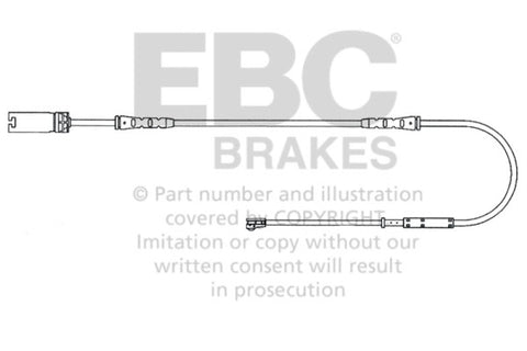 EBC 2010-2013 BMW 128 3.0L Front Wear Leads - EFA136