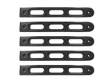 DV8 Offroad 2007-2018 Jeep JK Black Slot Style Door Handle Inserts - Set Of 5 - D-JP-190026-BK-5
