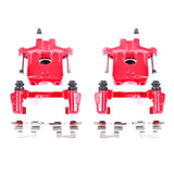 Power Stop 05-07 Toyota Avalon Rear Red Calipers w/Brackets - Pair - S2696