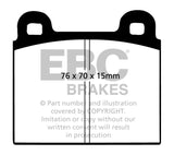 EBC 69-75 Ferrari 246 Dino 2.4 Bluestuff Front Brake Pads - DP5103NDX
