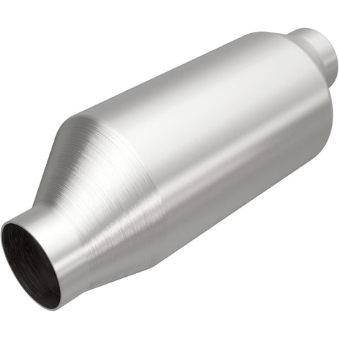 Magnaflow 2in In/Out 4in Round Body 11.875in L Universal California Legal Catalytic Converter - 5461084