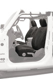 Bestop 20-23 Jeep Gladiator / 18-2023 Wrangler JL 4-Door Front Seat Covers (Black Diamond) - 29290-35
