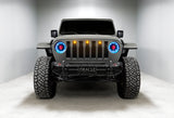Oracle Oculus Bi-LED Projector Headlights for Jeep JL/Gladiator JT - w/ Simple Controller - 5839-504-B