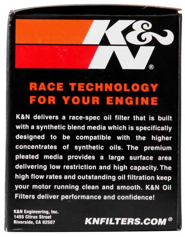 K&N Honda / Kawasaki / Yamaha / Polaris / Victory 2.688in OD x 3.344in H Oil Filter - KN-303