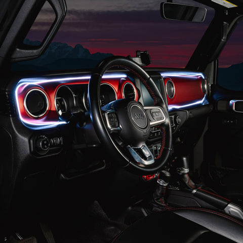 ORACLE Lighting Jeep Wrangler JL / Gladiator JT ColorSHIFT Fiber Optic LED Interior Kit - 4236-333