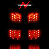 ANZO 2000-2006 Chevrolet Suburban LED Taillights Red/Clear - 311001