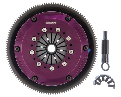 Exedy 1986-1989 Mazda RX-7 R2 Hyper Triple Cerametallic Clutch Rigid Disc Push Type Cover - ZM013SR