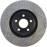 StopTech 14+ Ford Focus ST w/ 335mm Brakes Front Right Slotted & Drilled Rotor - 127.65146R