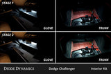 Diode Dynamics 09-14 Dodge Challenger Interior LED Kit Cool White Stage 2 - DD0624