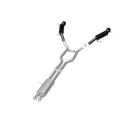 MagnaFlow Cat-Back 15-16 Land Rover Ranger Rover V6 SS 2.5in Dual Split Rear Exit 4.5in Black Tips - 19123