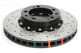 DBA 95-97 Porsche 911 Carrera Front T3 5000 Series Uni-Directional Slotted Rotor w/ Black Hat - DBA52390BLKXS