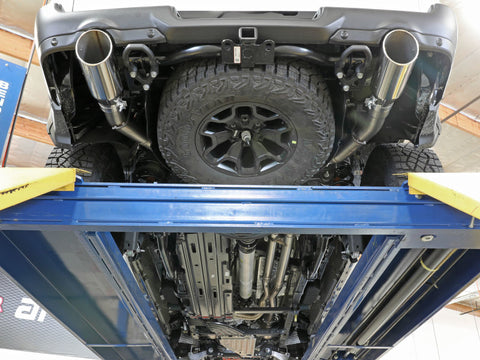 aFe Vulcan Series 3in 304SS Cat-Back Exhaust 21+ Ram 1500 TRX V8-6.2L w/ PolishedTips - 49-32084-P