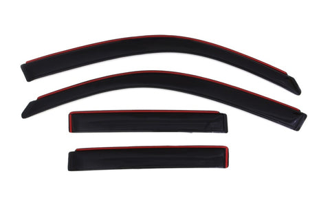AVS 03-09 Toyota 4Runner Ventvisor In-Channel Front & Rear Window Deflectors 4pc - Smoke - 194924