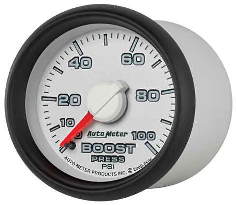 Autometer Factory Match 52.4mm Mechanical 0-100 PSI Boost Gauges 3 pressure Ranges - 8506