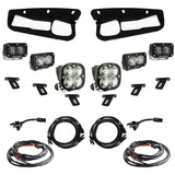 Baja Designs 21-22 Ford Bronco w/Steel Bumper S2 SAE Pro Fog Pocket Light Kit - Clear - 448175