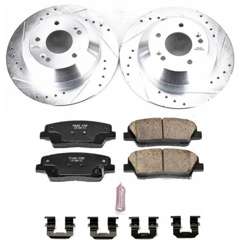 Power Stop 15-19 Kia Sorento Rear Z23 Evolution Sport Brake Kit - K7062