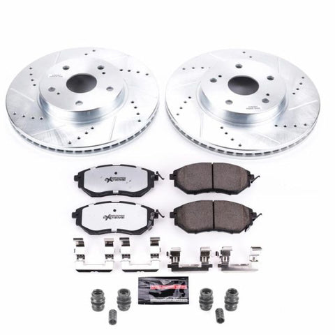 Power Stop 2015 Subaru Legacy Front Z26 Street Warrior Brake Kit - K8404-26