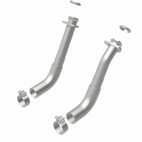 MagnaFlow 66-72 Chevy C10 Pickup V8 2-Piece Front Exhuast Pipe Kit (2in Tubing/Clamps/Inlet Flanges) - 15380