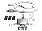 AWE Tuning 2023 Honda Civic Type R FL5 Touring Edition Exhaust w/ Triple Diamond Black Tips - 3015-53287