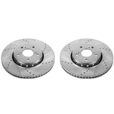 Power Stop 2016 Acura ILX Front Evolution Drilled & Slotted Rotors - Pair - JBR1550XPR