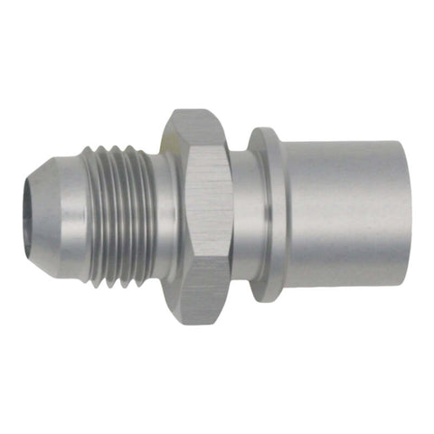DeatschWerks 6AN Male Flare to Toyota Module Quick Connect - Anodized DW Titanium - 6-02-0127