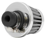 K&N 2in Base OD x .375in Flange ID x 1.75in H Rubber Base Crankcase Vent Filter - White - 62-1600WT