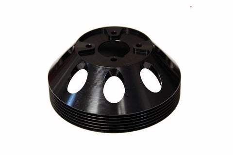 Torque Solution Lightweight WP/Crank/Alt Pulley Combo (Red): Hyundai Genesis Coupe 3.8 2010+ - TS-GEN-006R