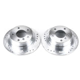 Power Stop 95-99 BMW 318ti Rear Evolution Drilled & Slotted Rotors - Pair - EBR474XPR