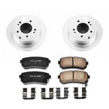 Power Stop 10-13 Kia Forte Rear Z17 Evolution Geomet Coated Brake Kit - CRK5915
