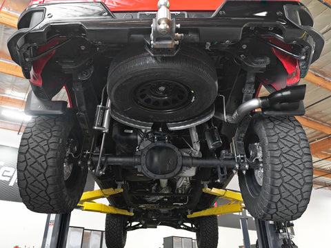 aFe Vulcan Series 3in 304SS Exhaust Cat-Back w/Blk Tip 2019 GM Silverado/Sierra 1500 V6-4.3L/V8-5.3L - 49-34106-B
