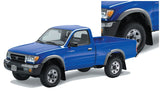 Bushwacker 95-00 Toyota Tacoma Fleetside Extend-A-Fender Style Flares 4pc w/ 4WD Only - Black - 31911-11