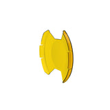 KC HiLiTES SlimLite 8in. LED Light Shield SAE Driving (Shield Only) - Selective Yellow - 5210