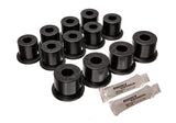 Energy Suspension 80-86 Nissan 720 & Hardbody Pickup 2WD Black Rear Leaf Spring Bushing Set - 7.2101G