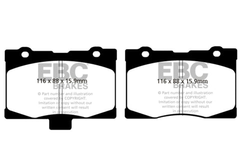 EBC 05-08 Acura RL 3.5 Yellowstuff Front Brake Pads - DP41735R