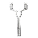 Stainless Works 2020 Ford GT500 Legend Catback H-Pipe Exhaust Factory Connect - Polished Tips - GT500CBHFCL