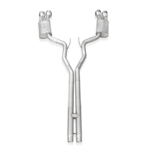 Stainless Works 2020 Ford GT500 Legend Catback H-Pipe Exhaust Factory Connect - Polished Tips - GT500CBHFCL